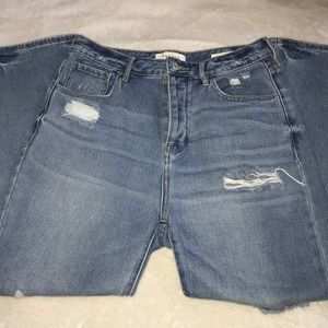 pacsun ripped mom jeans